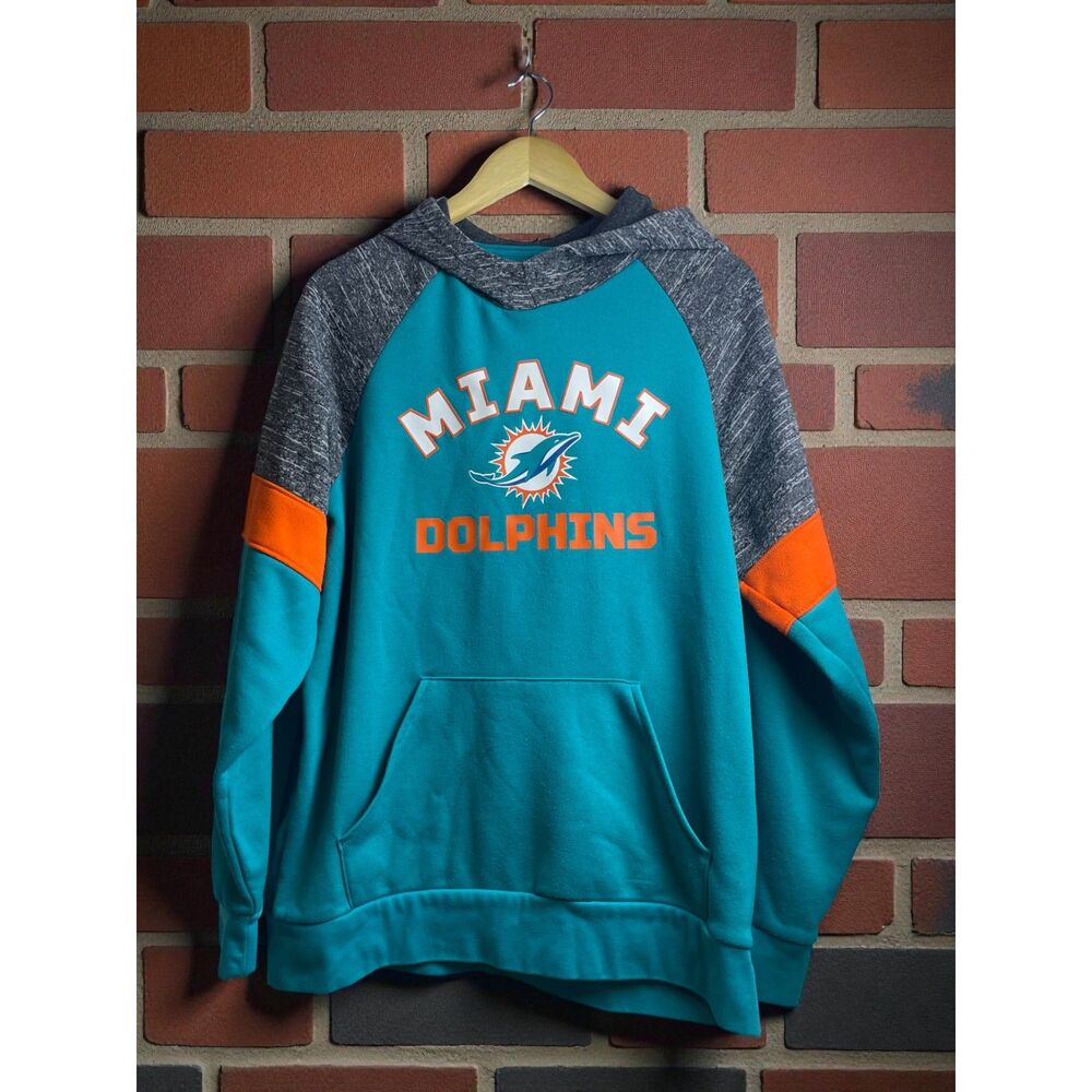 Miami Dolphins NFL Team Apparel Hoodie – Men’s Large